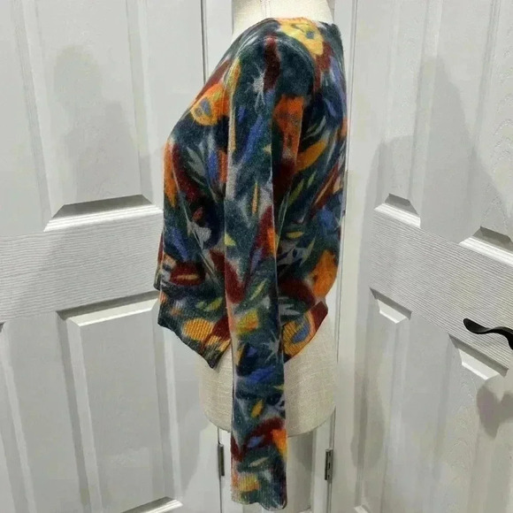 Zoologist by Charlotte Linton Anthropologie cropped 100% merino wool swe… ❤️ - Picture 4 of 8